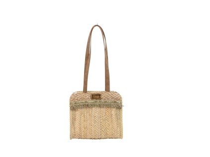 Bolso de palma con bandolera MELANIE